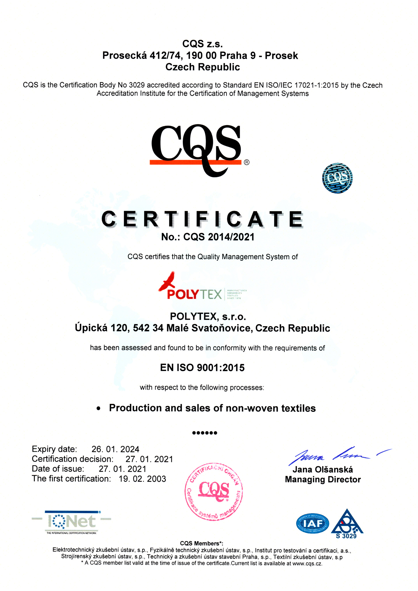 CQS-ISO9001_2016_EN_2021 Certifikáty