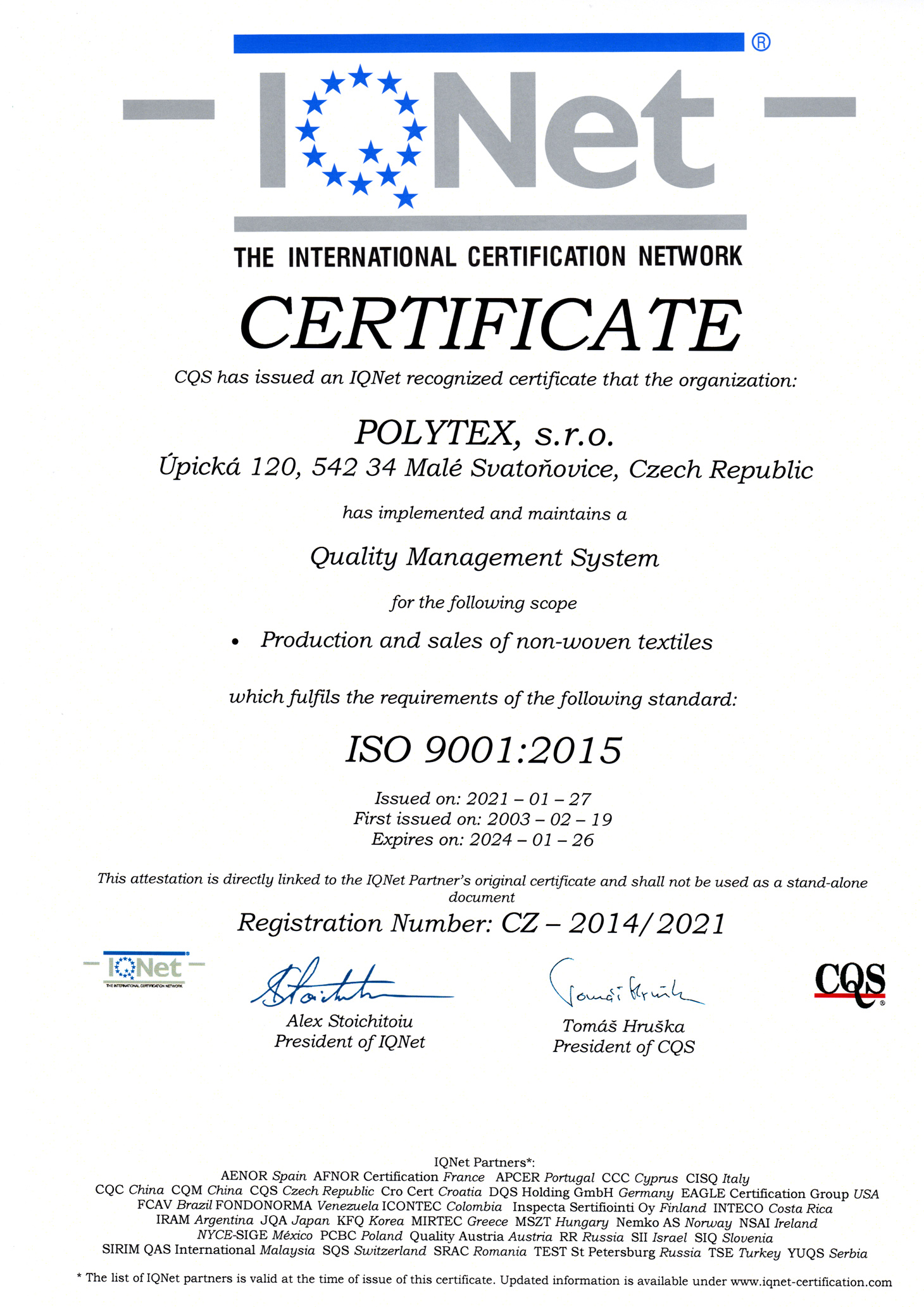 IQNet-ISO9001_2016_EN_2021 Certifikáty