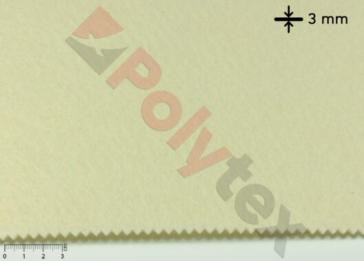 Filc 450 g/m2 barevný, polyester, slonní kost – balíček, nestandardní role